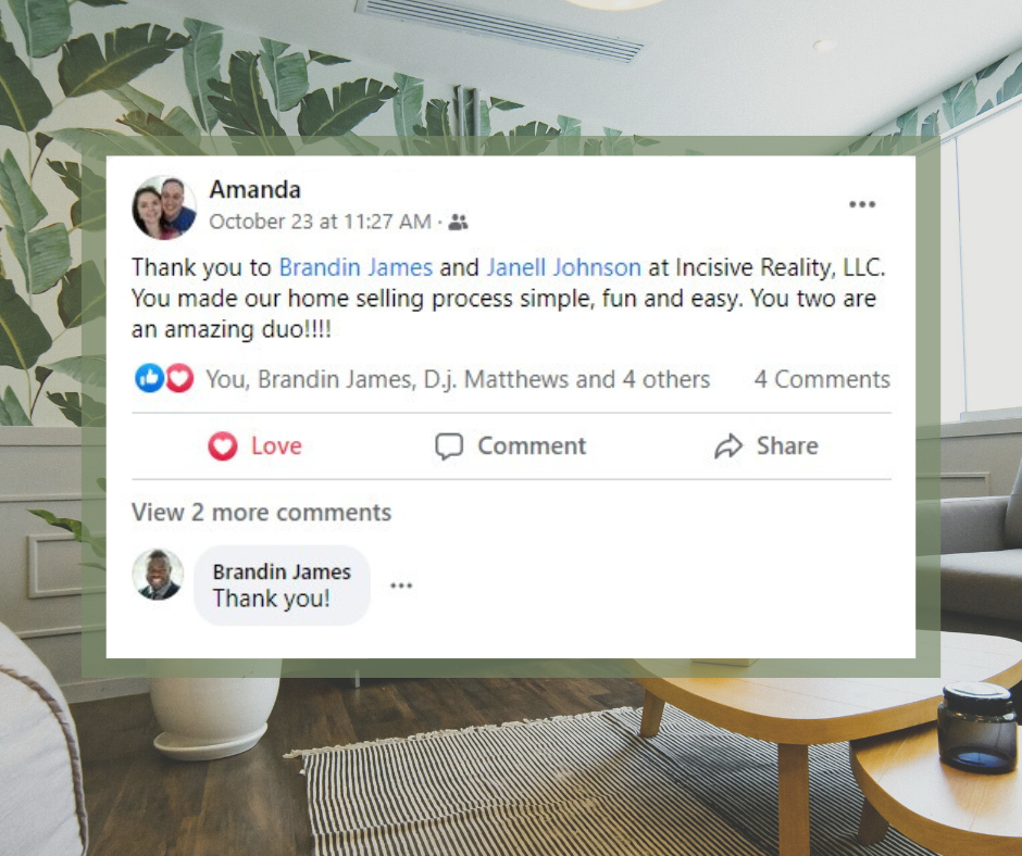 Client review for Incisive Realty